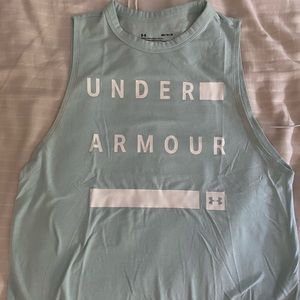 Blue Under Armour Workout Tank